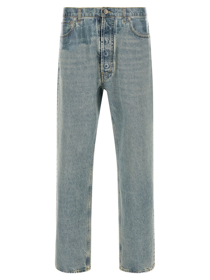 Maison Margiela Taped Jeans - Blue | 5aa06ff555deb9bd5b7dfb2c1848fc72cbbd0a11