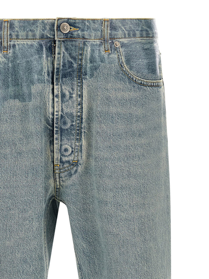 Maison Margiela Taped Jeans - Blue | 176147ea2efac42c1ef75b70243e72e59606b40c