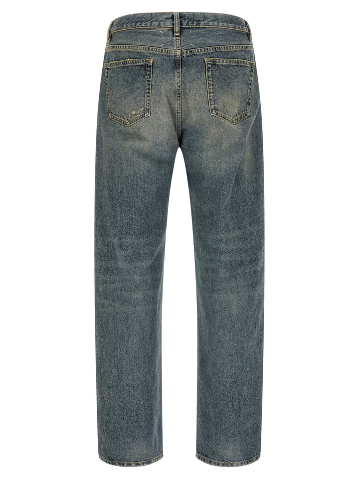 Maison Margiela Distressed Jeans - Light Blue | fa749ea33e8280d731d0ec39645c734bff15aa89