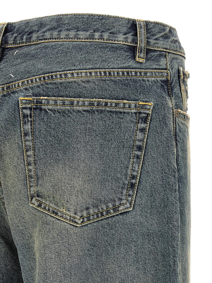 Maison Margiela Distressed Jeans - Light Blue | e2c2fc4730ac6c6da77601c7f39ffd541c288382