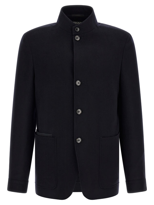 Il Conte Puffer Jackets Blue