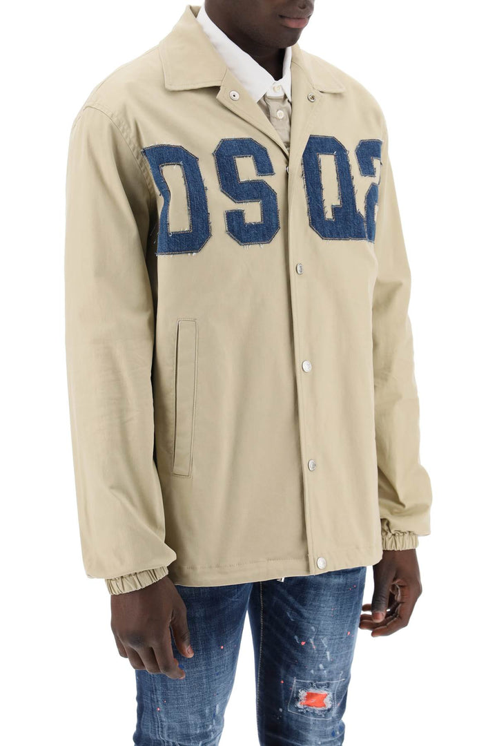 Overshirt Coach In Cotone