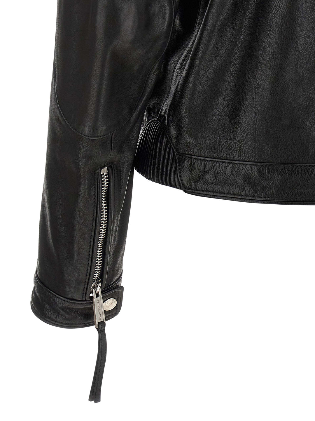 Dsquared2 Dsquared2 X Ducati Capsule Leather Jacket Puffer Jackets - Black | db789cde2eeb99acae9b11aa2cd7a71791d21f25