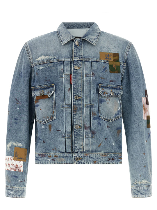 Rebel Puffer Jackets Blue