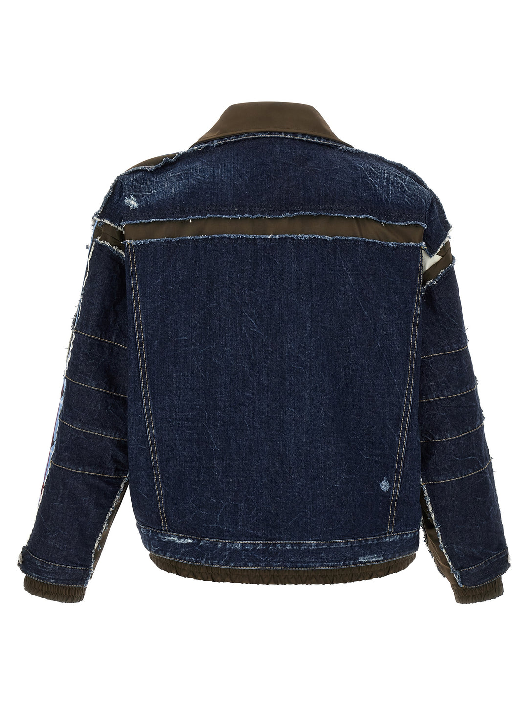 Dsquared2 Multilayer Denim Jacket Puffer Jackets - Blue | 2b2571acd3d2bd0e1881f0b1f8fdcad014b55aec