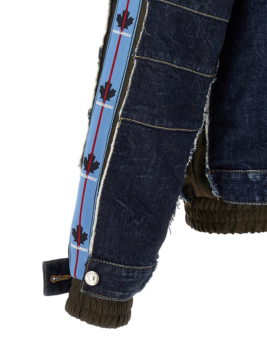 Dsquared2 Multilayer Denim Jacket Puffer Jackets - Blue | 1bfe68b10fd4bd861a02876b8ce6d3d5de19d608
