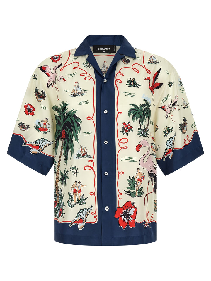 Dsquared2 Aloha Souvenir Shirt and Blouse - Multicolor | b3ea4a0d6b3aa721c31b583972c6703bedf3a69c