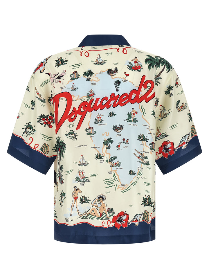 Dsquared2 Aloha Souvenir Shirt and Blouse - Multicolor | 5803c6efd1b881e75a8832b0273369e97f348327
