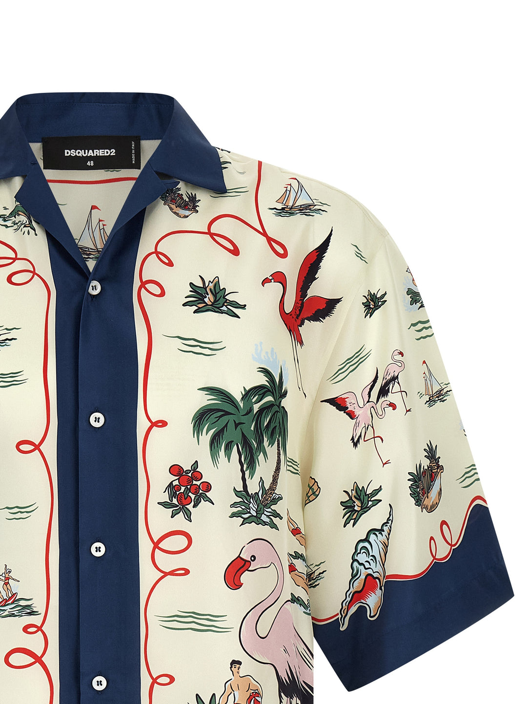 Dsquared2 Aloha Souvenir Shirt and Blouse - Multicolor | 38b2df03bedefb38c1d51600ccb5358249a78dfb