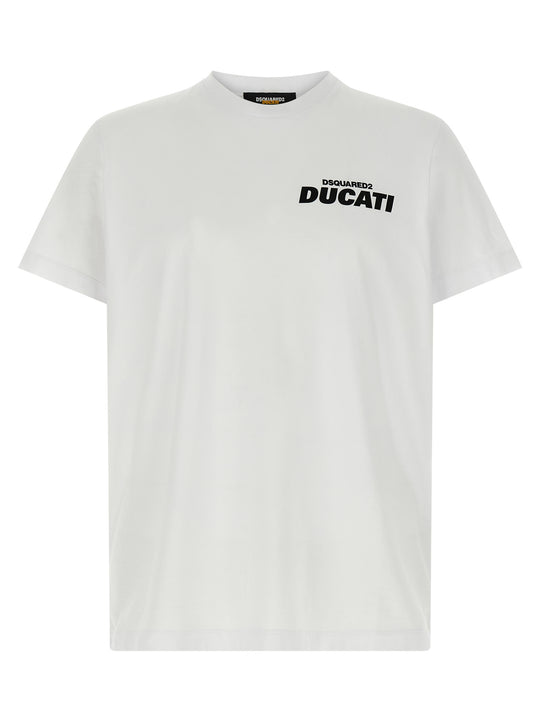 Capsule Dsquared2 X Ducati T-Shirt White/Black