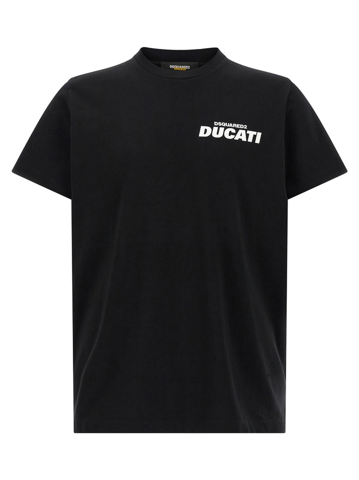 Dsquared2 Capsule Dsquared2 X Ducati T-shirt - White/Black | 25f9e15e83576861f42b1dfa91f3b2ac8401357c