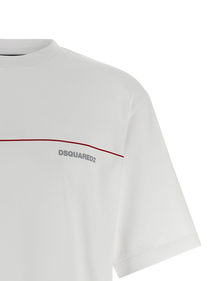 Dsquared2 Printed T-shirt - White | 7885659d6c99da6fb7da83372c95eddd1fe41331