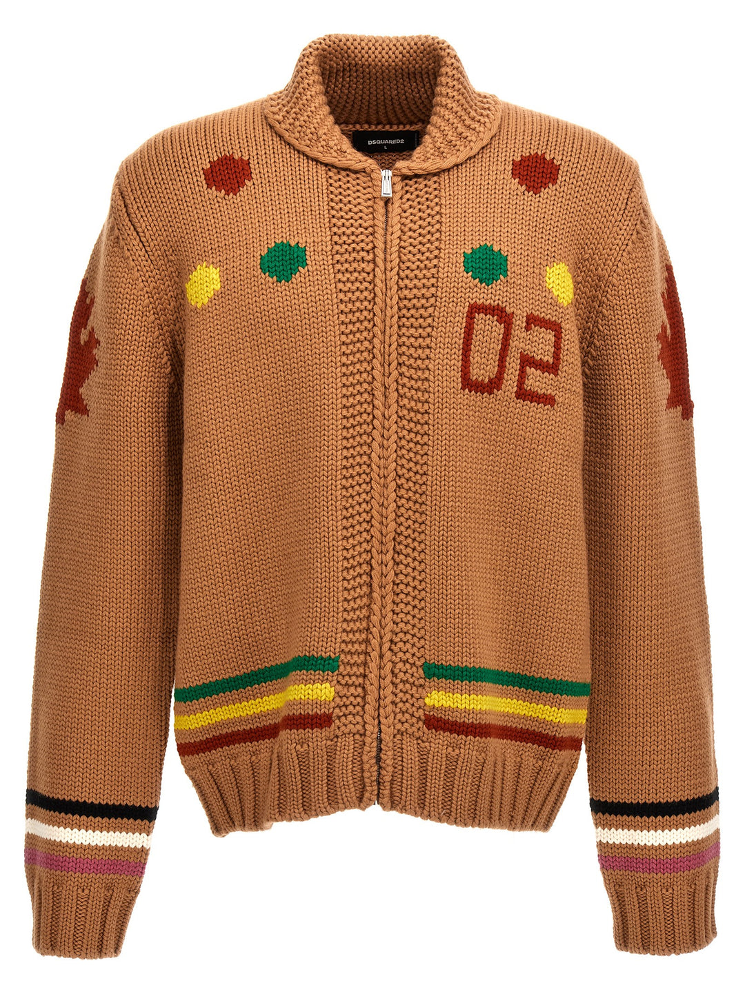 Dsquared2 Jacquard Cardigan Sweaters and Cardigans - Multicolor | 4c5b72db2032f70c3d02b7a15cab55f5a9fb1437