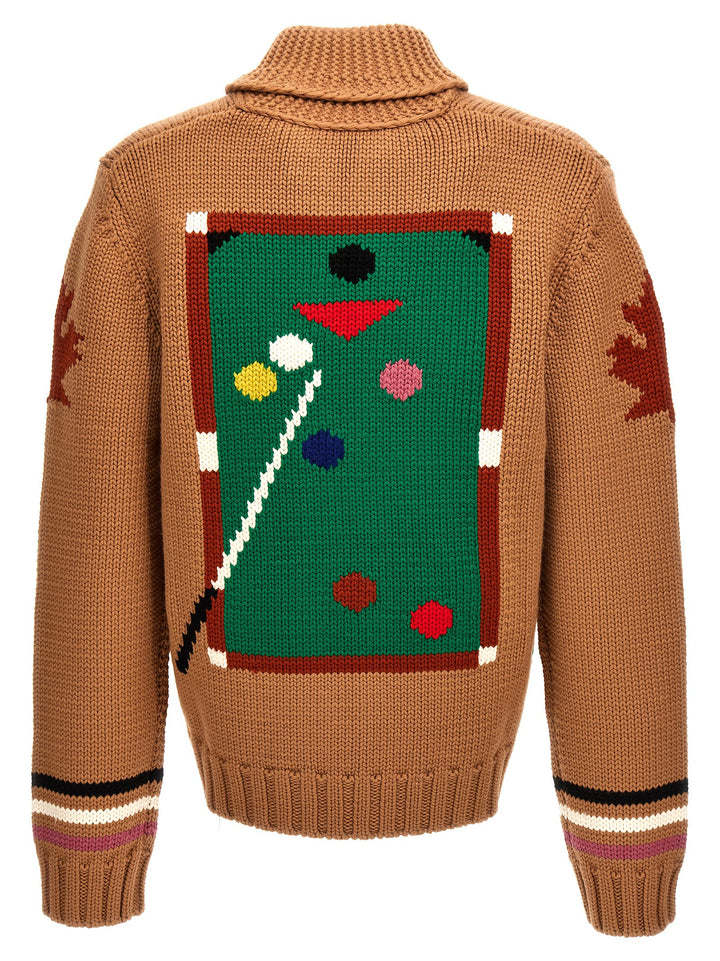 Dsquared2 Jacquard Cardigan Sweaters and Cardigans - Multicolor | 14bf7a2358a158a12be21d835e66d44a29842467