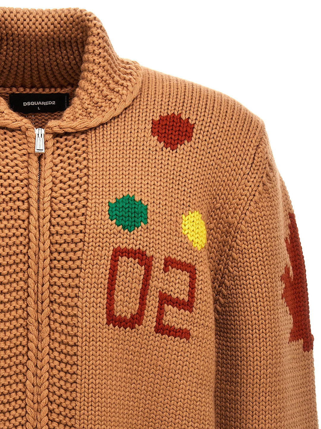 Dsquared2 Jacquard Cardigan Sweaters and Cardigans - Multicolor | ebb21b5ea945abb4f99812d3852dd0c75f93bedf