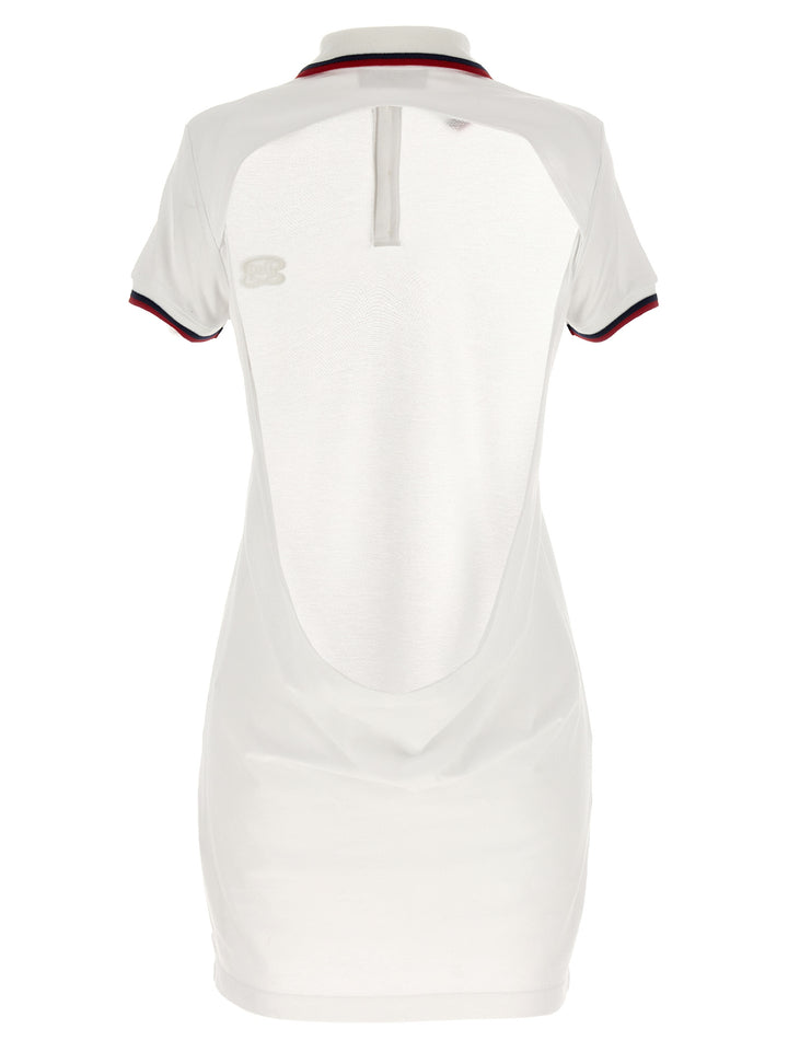 Dsquared2 Maxi Cut Out Polo Dress Dresses - White | a5c2db681683827429471043fc6f1b6d5f741e1d