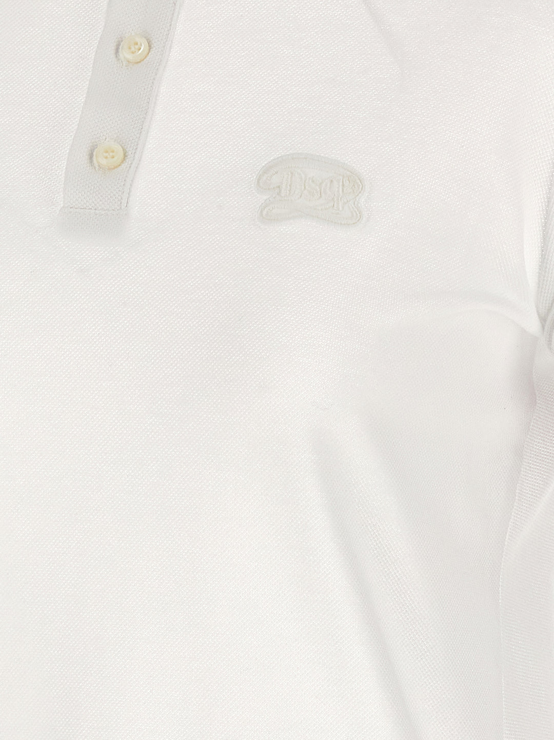 Dsquared2 Maxi Cut Out Polo Dress Dresses - White | 513e33e54f1f18acab6d39ba58c48e59fd6d738b