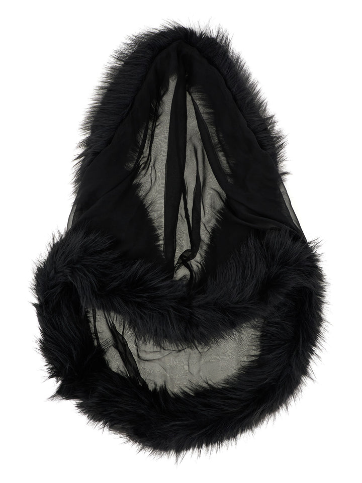 Dsquared2 Hooded Collar Scarves and Foulards - Black | 8f6e3c8b9cd6c8d689c5c969c968f3287adecdda