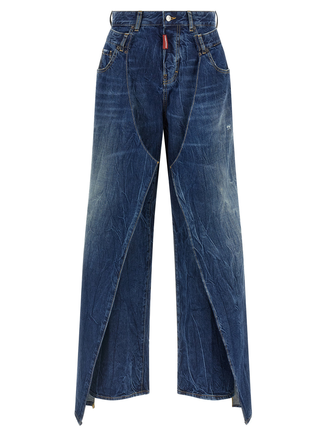 Dsquared2 Double Wrap Jeans - Blue | 1783e0ae2fae45e6c30d1d4764c07ad35f55d920