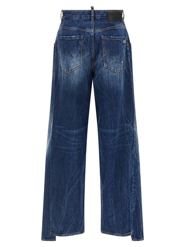 Dsquared2 Double Wrap Jeans - Blue | 27db724b4a2f1e79e358210867031922e2dc05c0