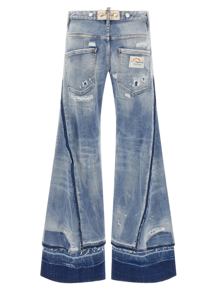 Dsquared2 Mother Jeans - Blue | bc934b534cb593fc0c9cc763b95a84a846765732