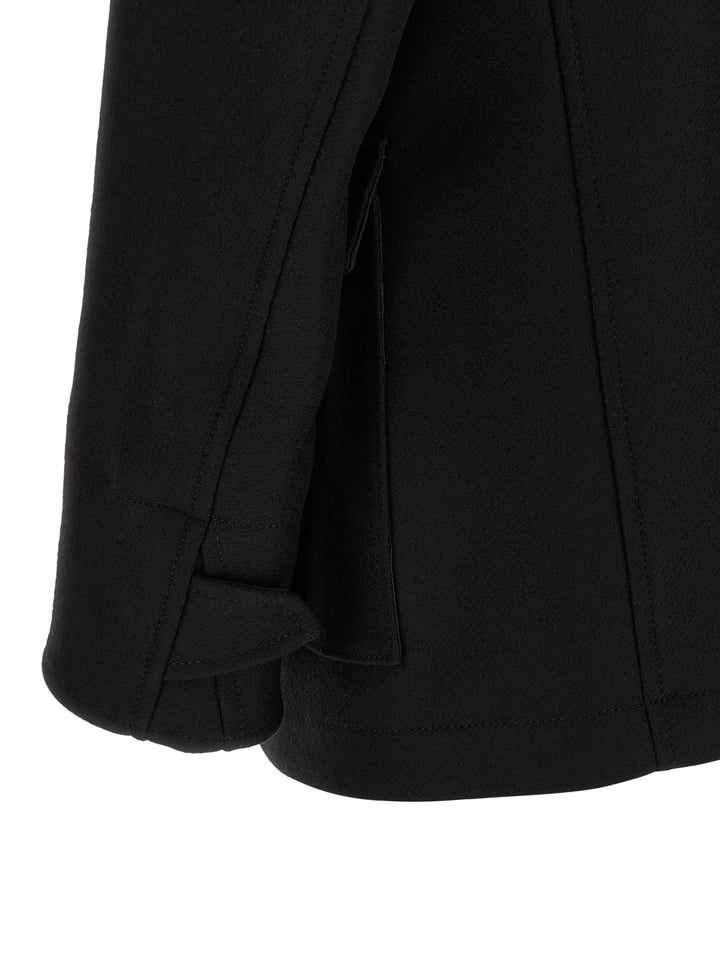 Dsquared2 Double-Breasted Coat Coats and Trench Coats - Black | 9b839afe82c494fd210508cdc19df773aec016f1