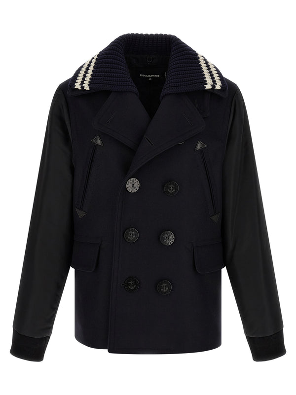 Hybrid Peacoat Coats And Trench Coats Blue