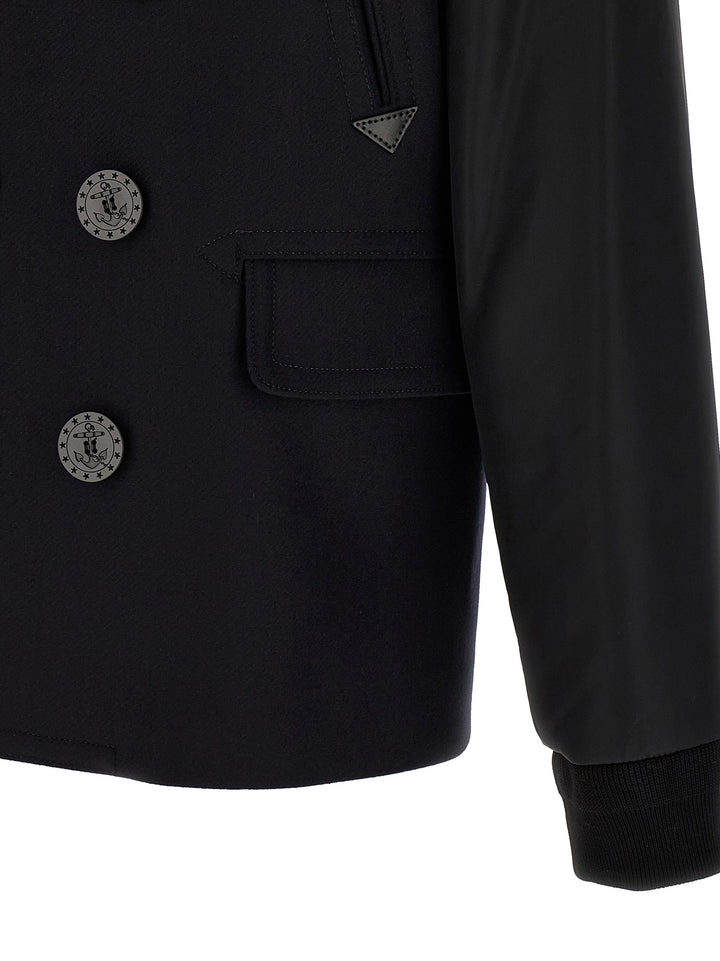Dsquared2 Hybrid Peacoat Coats and Trench Coats - Blue | 67a71ca3ca4517d6806f004ddddce75ce510b115