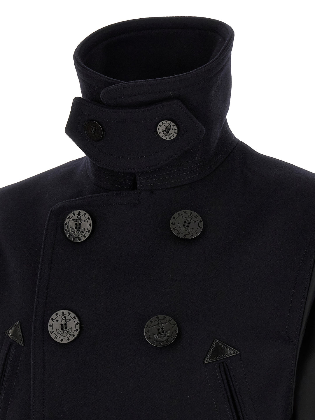 Dsquared2 Hybrid Peacoat Coats and Trench Coats - Blue | 317821824c1f038d1f5243bc9163258c068a5508
