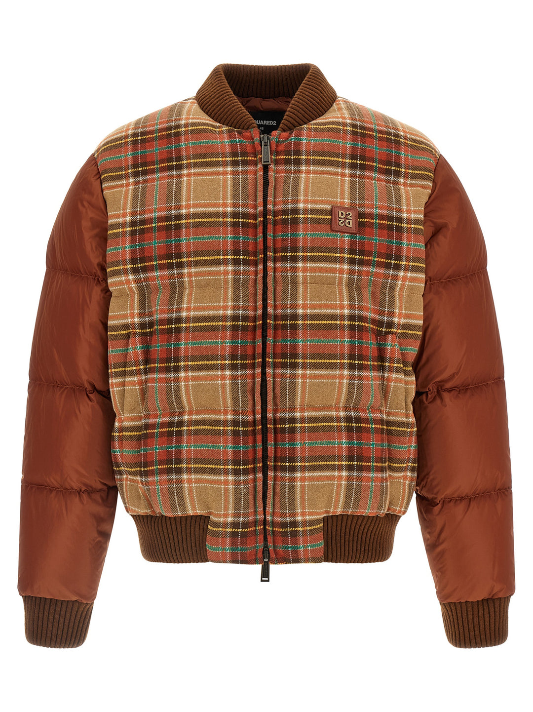 Dsquared2 D2 Upside Down Puffer Jackets - Brown | 3b6c435c12fd53e6df20f5cabf48fd386065806b