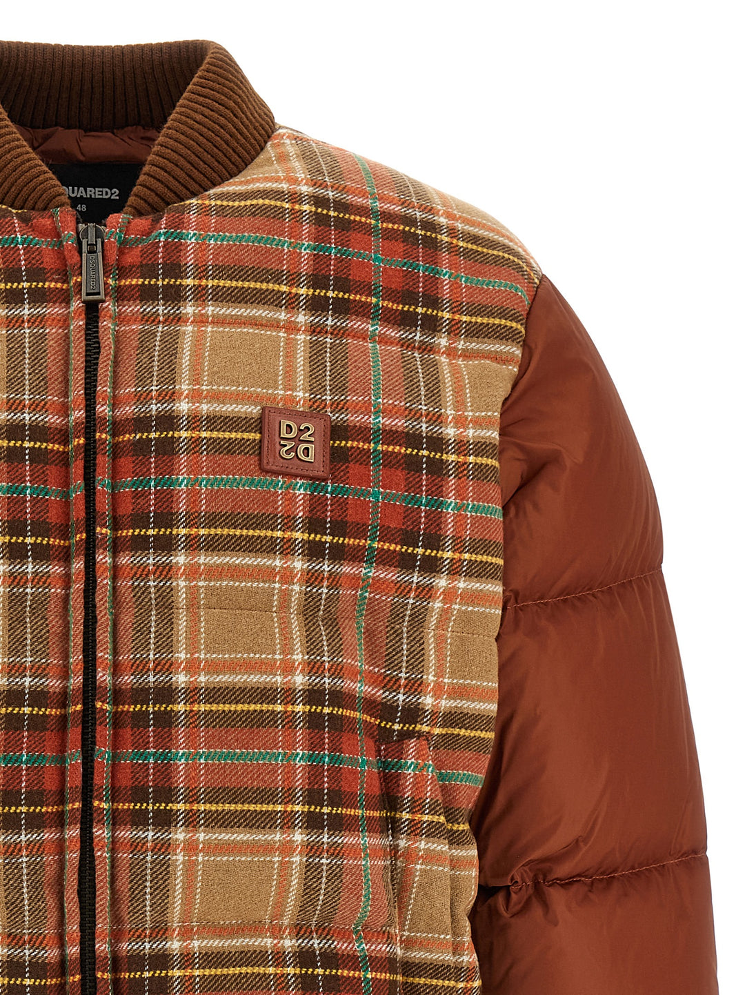 Dsquared2 D2 Upside Down Puffer Jackets - Brown | d95f6effe0c2484c0ba5c6b7f0240fa0cf8c2263
