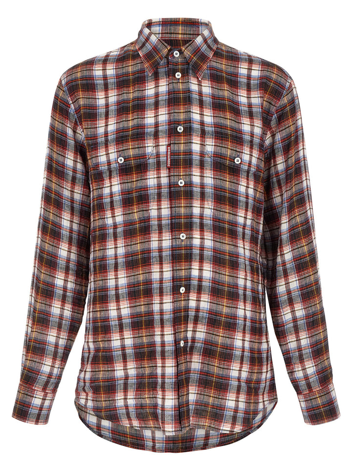 Dsquared2 Canadian Vintage Shirt and Blouse - Red | e17885b5d66066f4db554d9c0203c1c40938baa8
