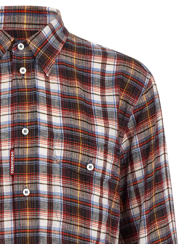 Dsquared2 Canadian Vintage Shirt and Blouse - Red | 8ea93e10c1b2674a7e49dc020d32455b410a5bdf
