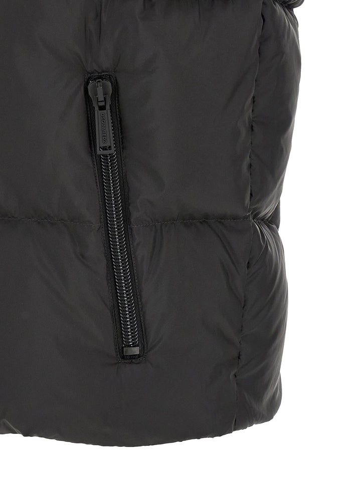 Dsquared2 D2 Upside Down Gilet - Black | ab73b8ac95521e9216fd7c395cdb70361e8bcc42