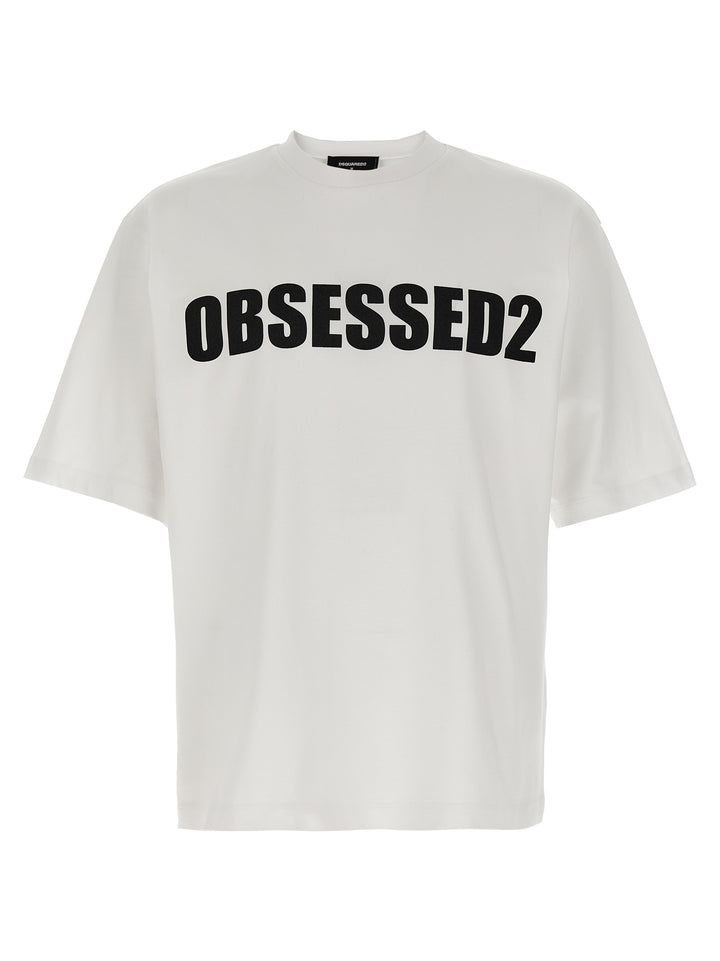 Dsquared2 Printed T-shirt - White/Black | 8970f84d482025d072cdc4c53f6bfaa1bab23046