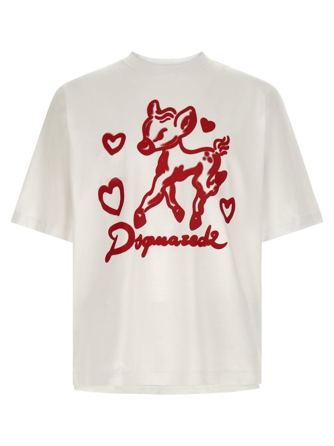 Dsquared2 Printed T-shirt - Red | 9f0afc52f423fd2a74eceb554b7582cb0fec88fa