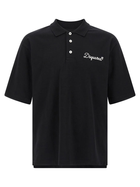 Dsquared2 Signature Polo Black