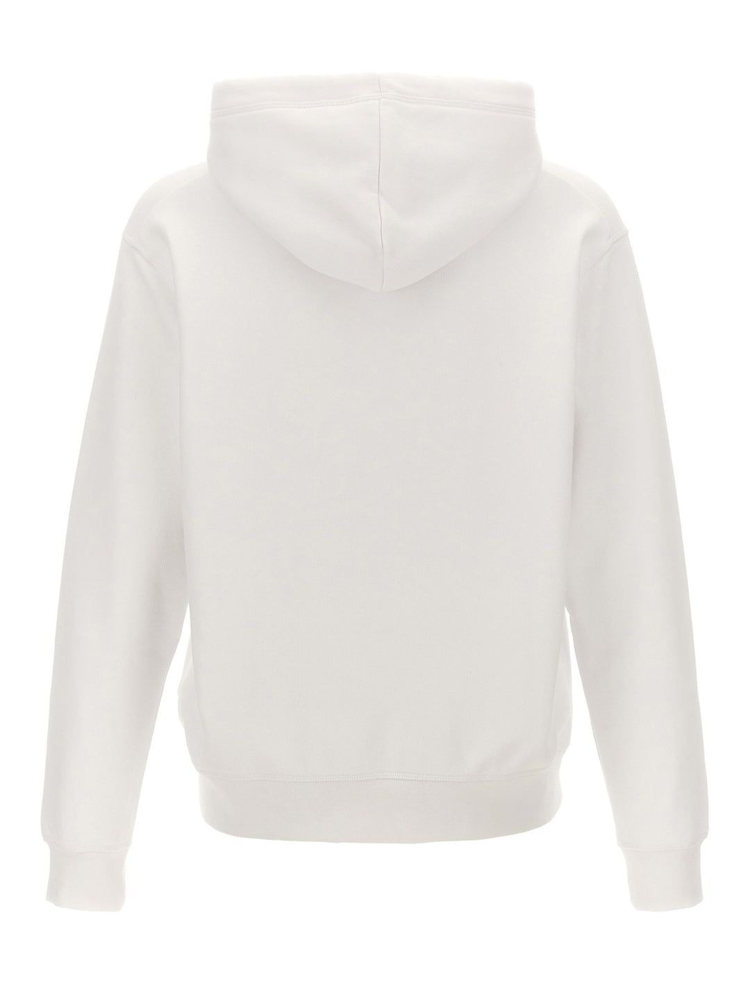 Logo Print Hoodie Sweatshirt White