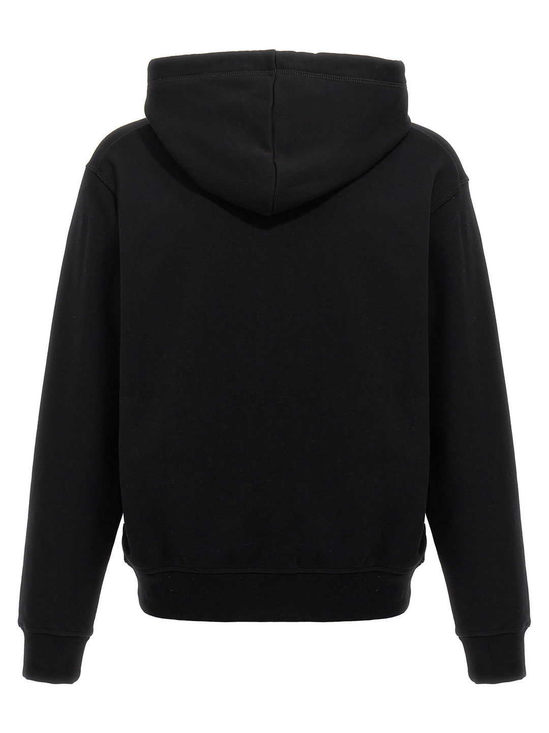 Logo Print Hoodie Sweatshirt Black