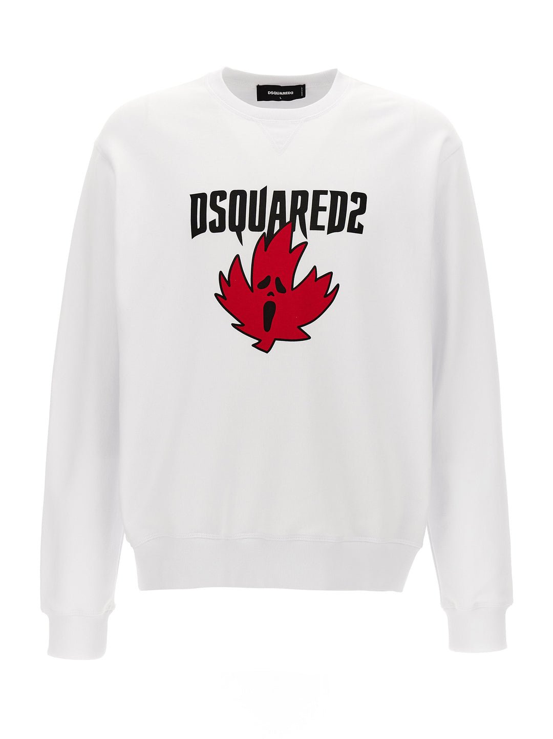 Logo Print Sweatshirt White