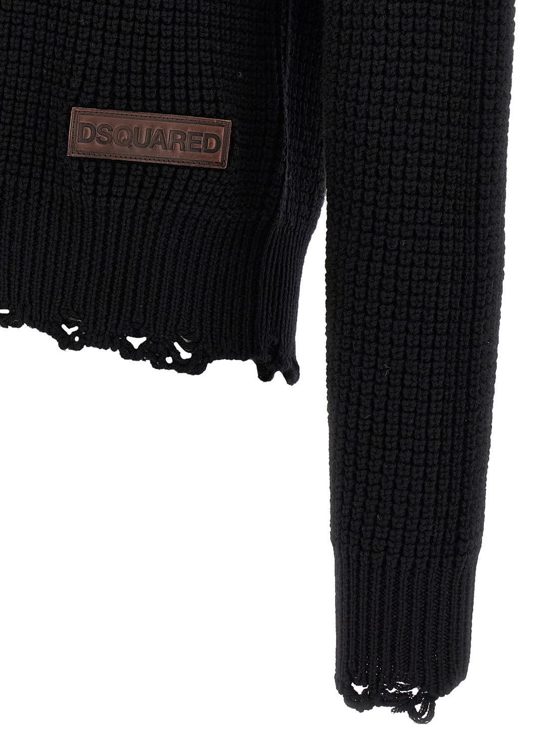 Dsquared2 Destroyed Sweaters and Cardigans - Black | ff107c6222d52ed6935515c2f6a82e1724eed990