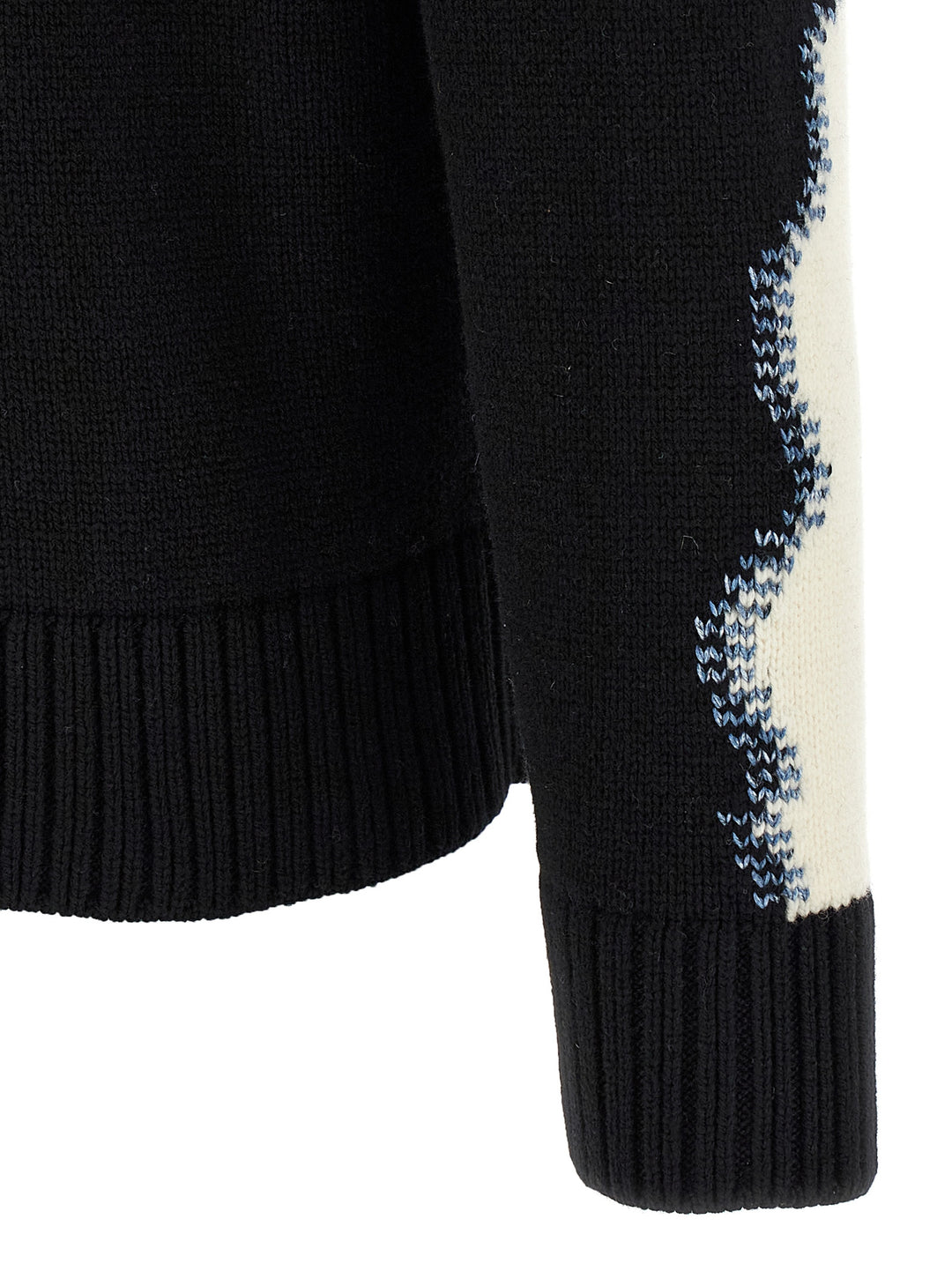 Dsquared2 Two-Tone Sweater Sweaters and Cardigans - White/Black | 2bba87330d9d5938266a604f9e61dcae7185f58e