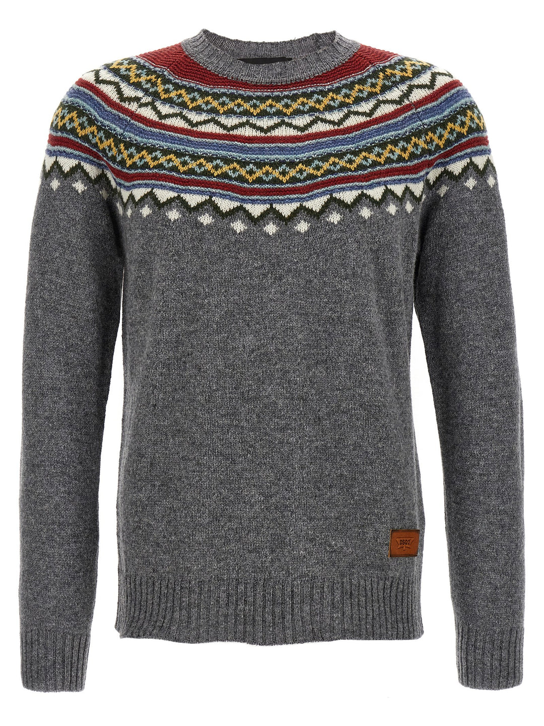 Dsquared2 Intarsia Sweater Sweaters and Cardigans - Multicolor | be75dadac902f2bee48a3563db78f3ec413c58ef