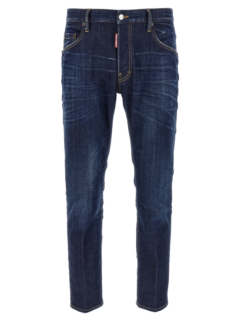 Dsquared2 Skater Jeans Blue | Wanan Luxury Dsquared2 Skater Jeans Blue | Wanan Luxury