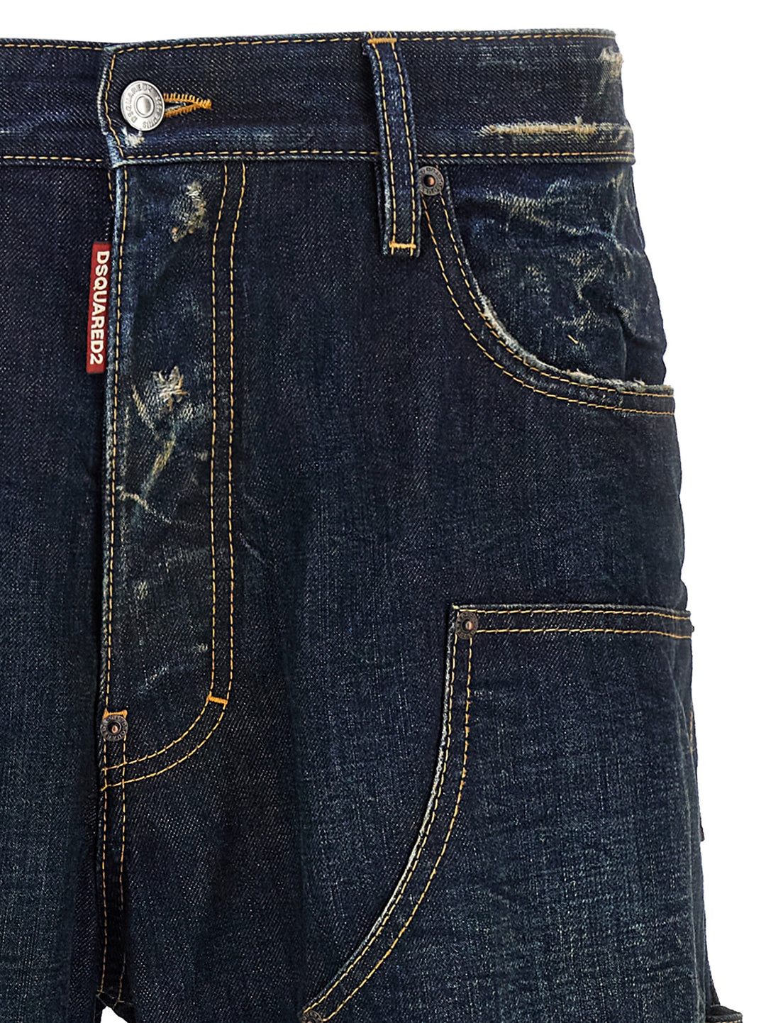 Dsquared2 Loose Carpenter Jeans - Blue | 98d21c60b06892bf08bf8170e3df0fc19badc8f1