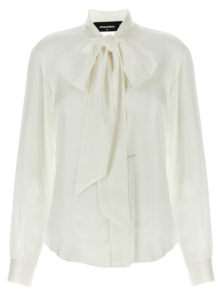 Paris Bow Shirt, Blouse White