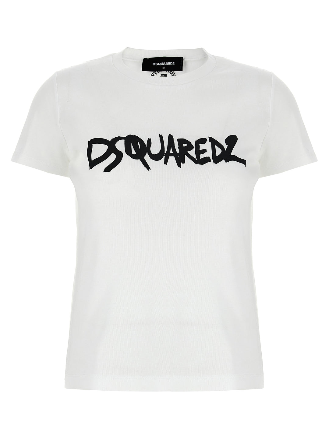 Logo Print T-Shirt White/Black