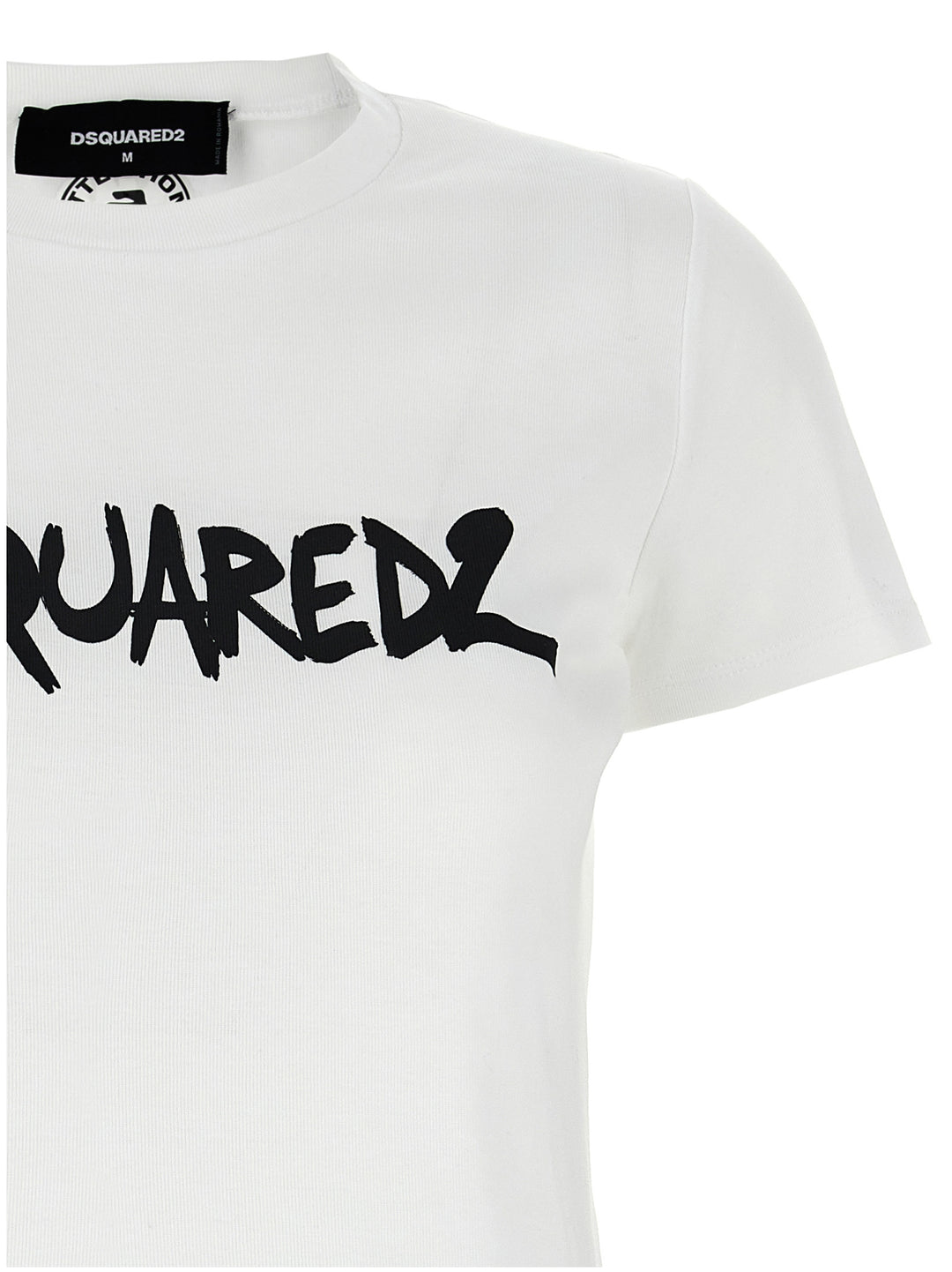 Logo Print T-Shirt White/Black