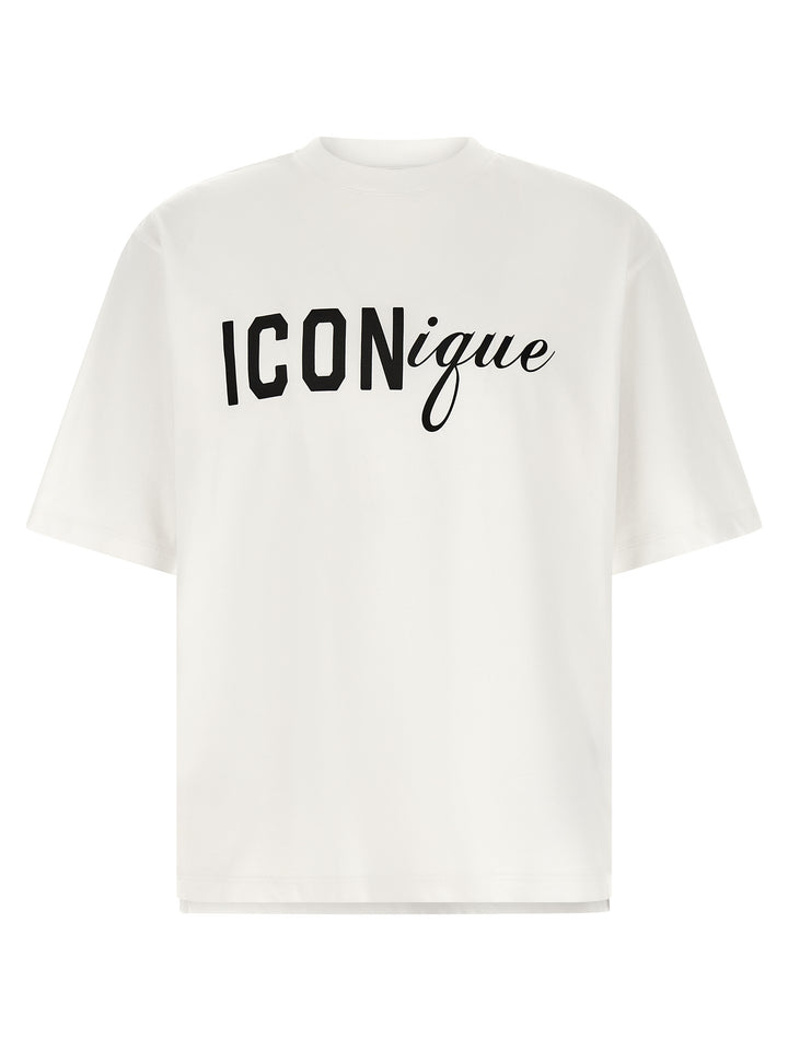 Dsquared2 Iconique T-shirt - White | 46eac8a81b1da42c10b3a231c59dae630ca01fb3