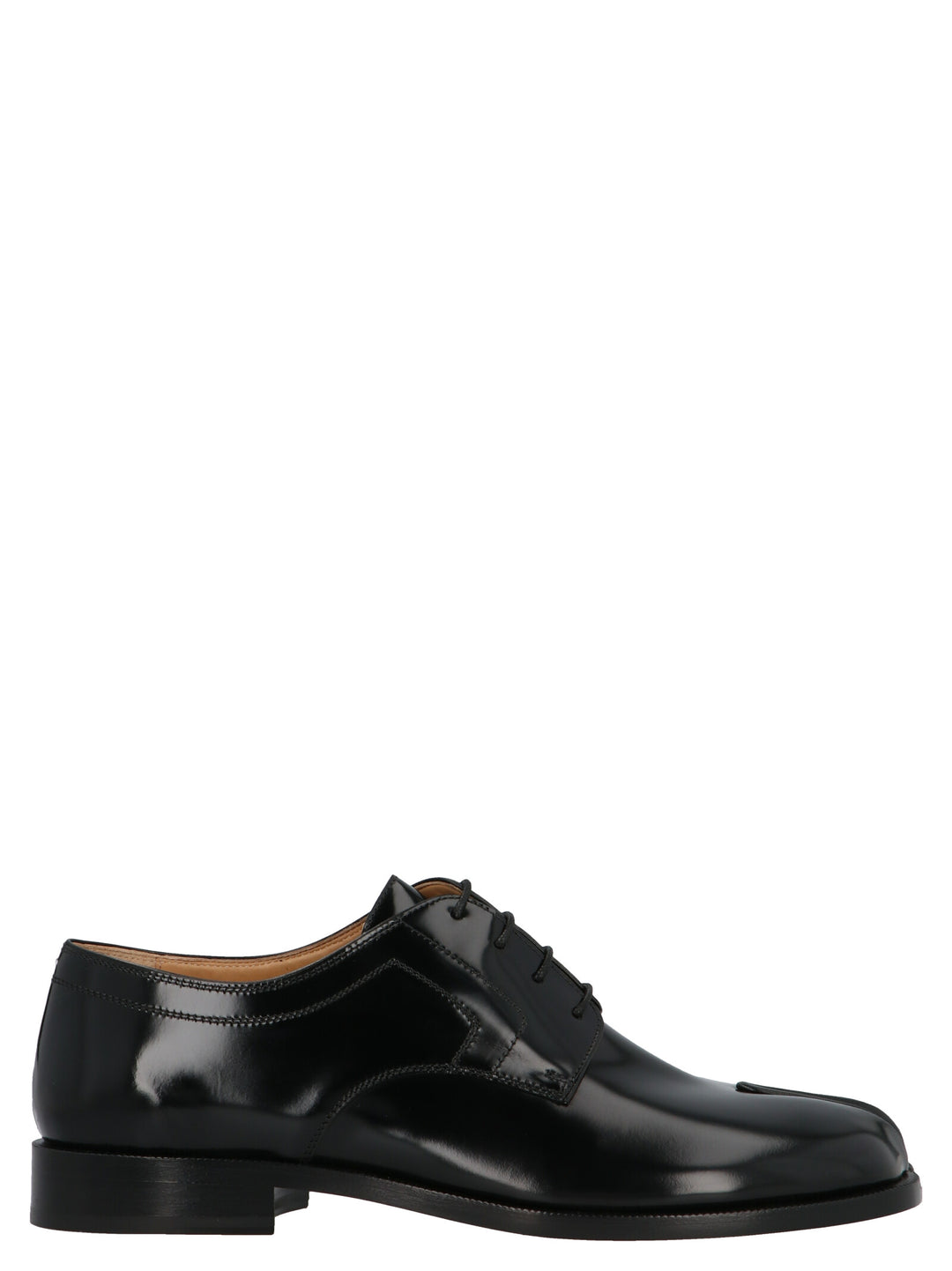 Maison Margiela Tabi Lace Up Shoes - Black | ede38f3e6333647e6bfa69b60ff968d1bead65c1
